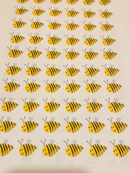 Bumble Bee Stickers, craft stickers, envelope seals