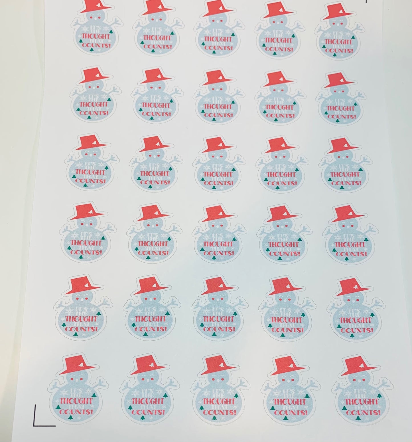 Snowman Christmas Stickers planner Stickers