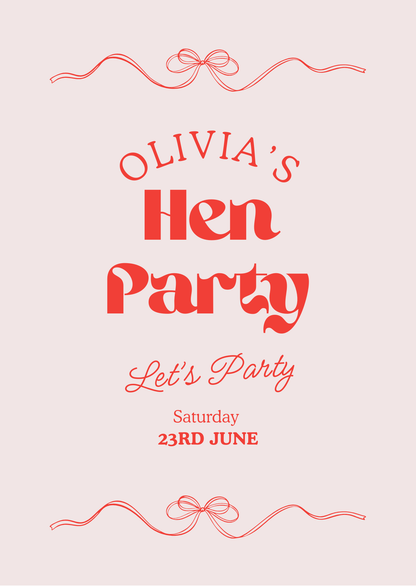 Personalised Hen Party Bag with Sticker, Gift Bag, Bridal Shower, Bridesmaid Favour Bags,  Hen Party & Wedding Favours