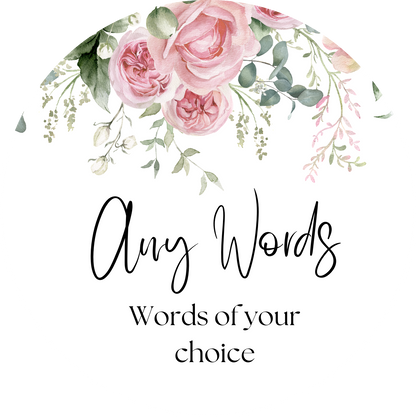 Blush Rose Wedding Stickers: Personalised Thank You Favour Labels