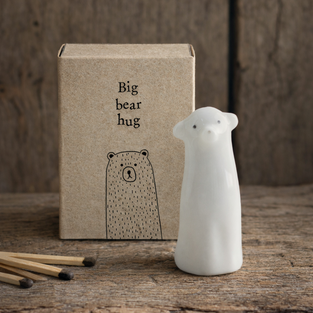 East of India Big bear Hug Matchbox