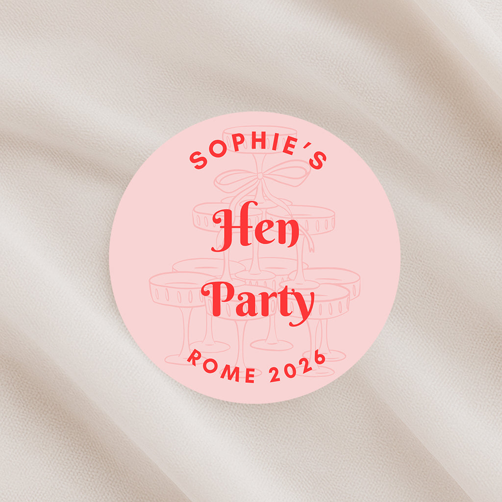 Hen Party Stickers, Hen Do Party Favour, Stickers For Hen Weekend, Party Stickers,