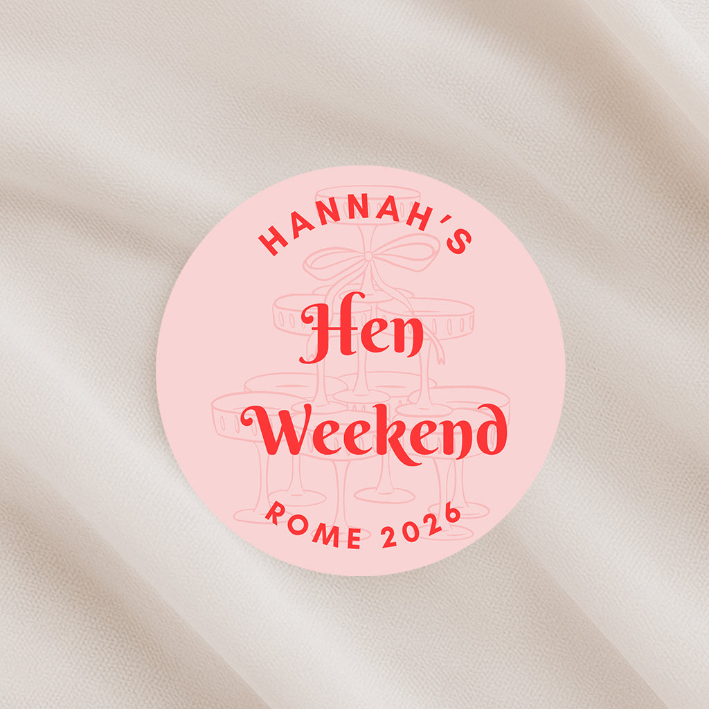 Hen Party Stickers, Hen Do Party Favour, Stickers For Hen Weekend, Party Stickers,