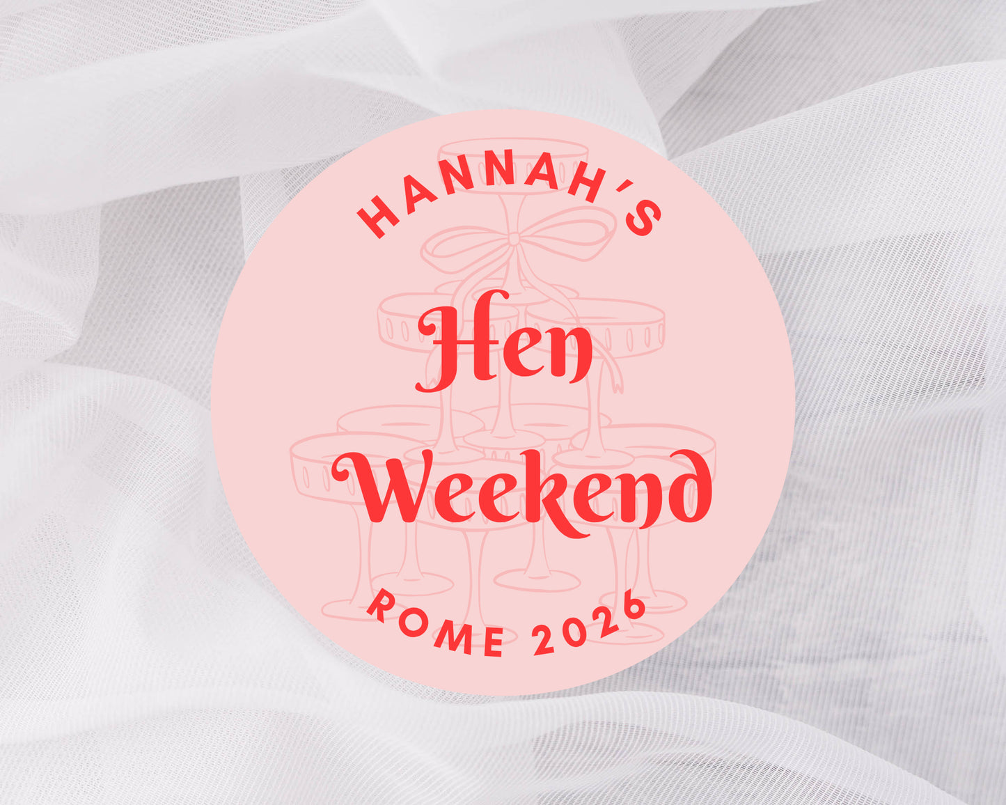 Hen Party Stickers, Hen Do Party Favour, Stickers For Hen Weekend, Party Stickers,