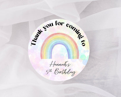 Thank you for coming to my party stickers, Goodie bag stickers, thank you stickers, five sizes, bow stickers, name stickers (Copy)