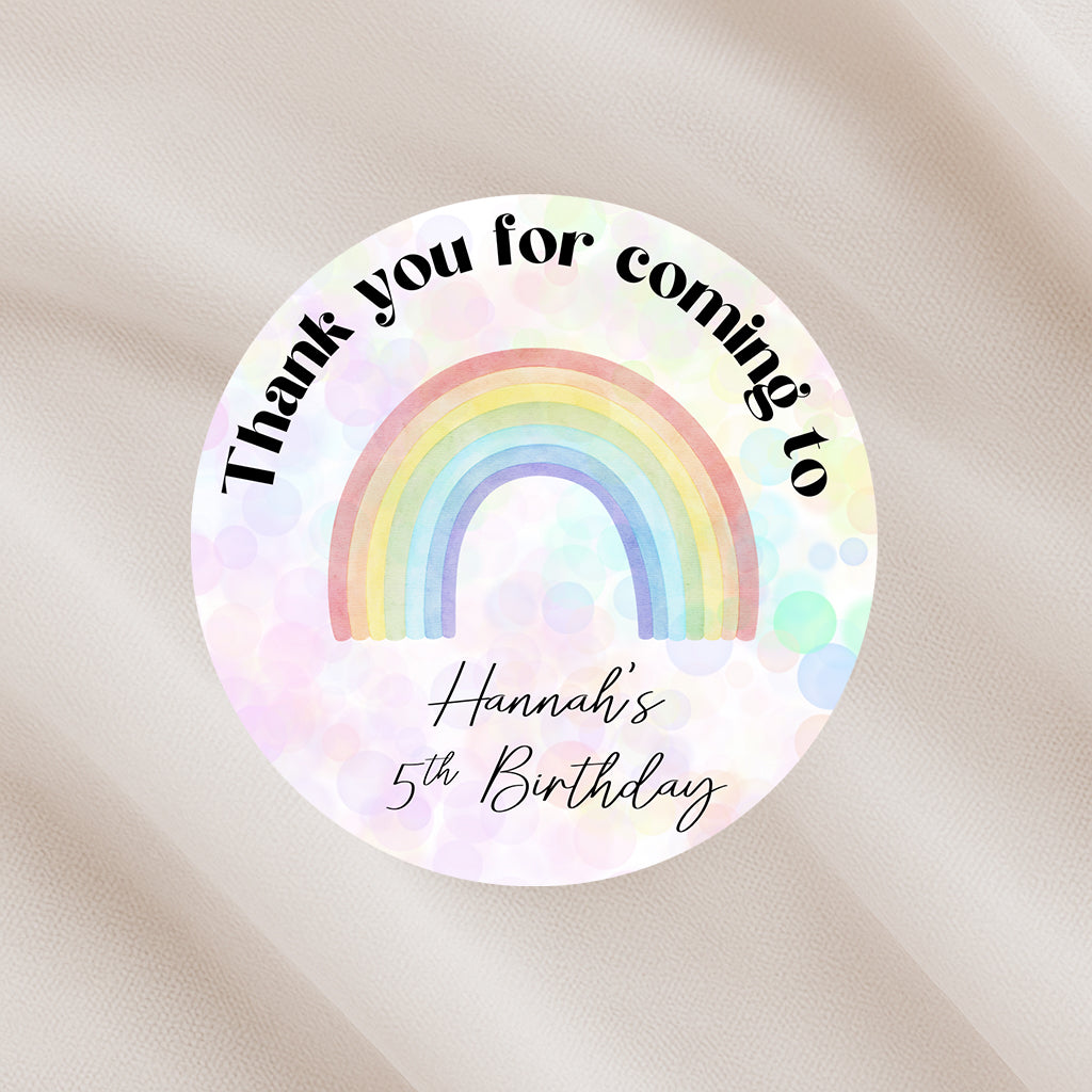 Thank you for coming to my party stickers, Goodie bag stickers, thank you stickers, five sizes, bow stickers, name stickers (Copy)