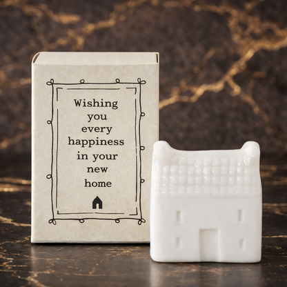 Personalised New Home Gift ornament, Matchbox House, new Home keepsake,  Ornament keepsake