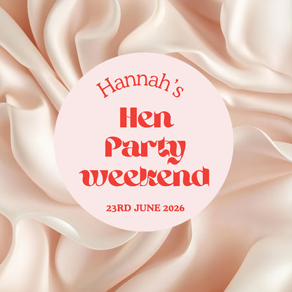 Hen Party Stickers, Hen Do Party Favour, Stickers For Hen Weekend, Party Stickers, Bridal Shower Gift Stickers