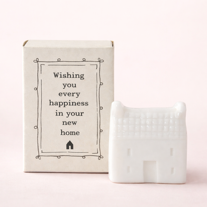 Personalised New Home Gift ornament, Matchbox House, new Home keepsake,  Ornament keepsake