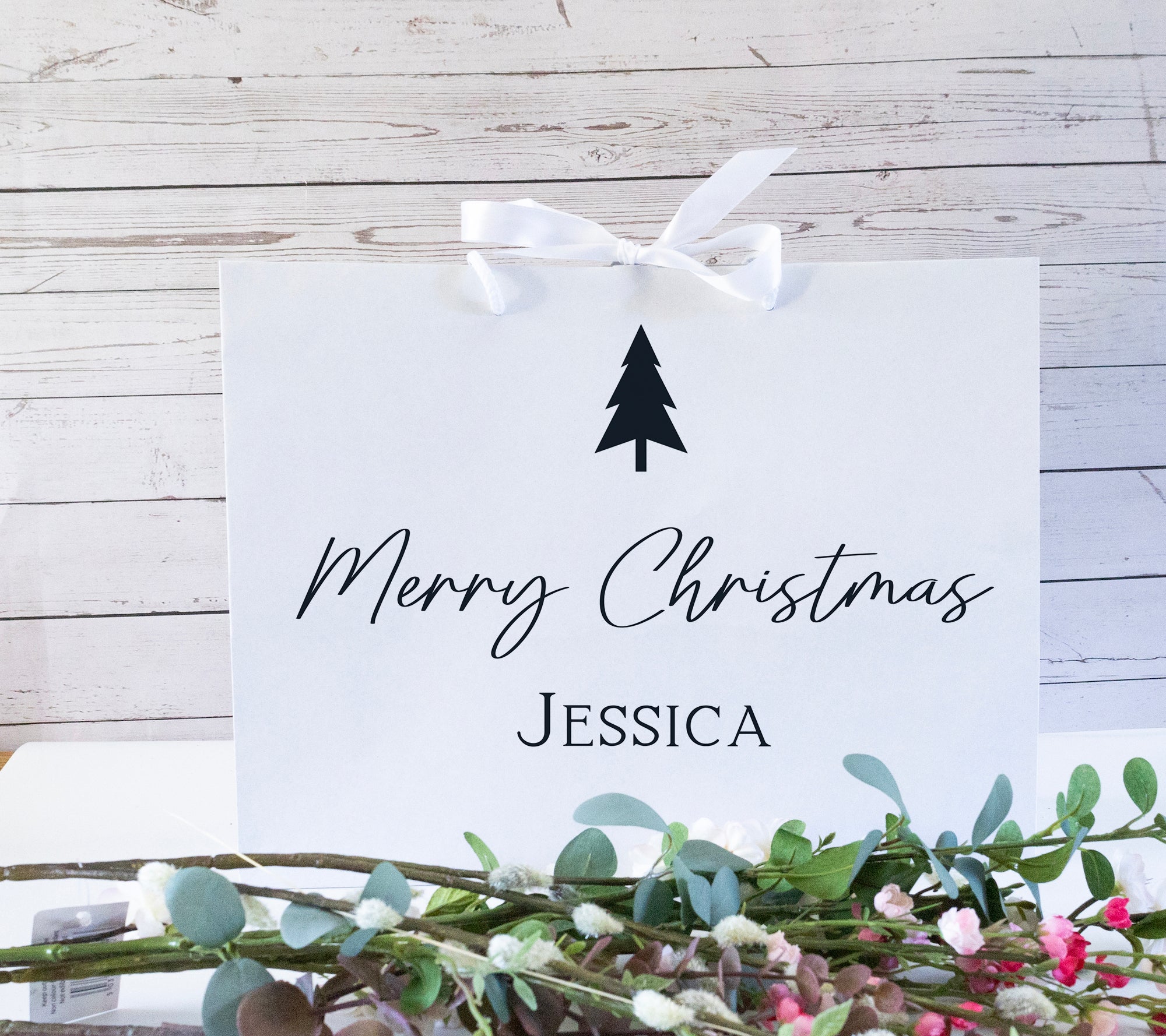 Personalised gift bags online christmas