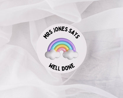 Teacher Reward Stickers, Personalised Teacher Stickers, Classroom Reward Stickers, Motivational Stickers for Kids, Fun Teacher Stickers