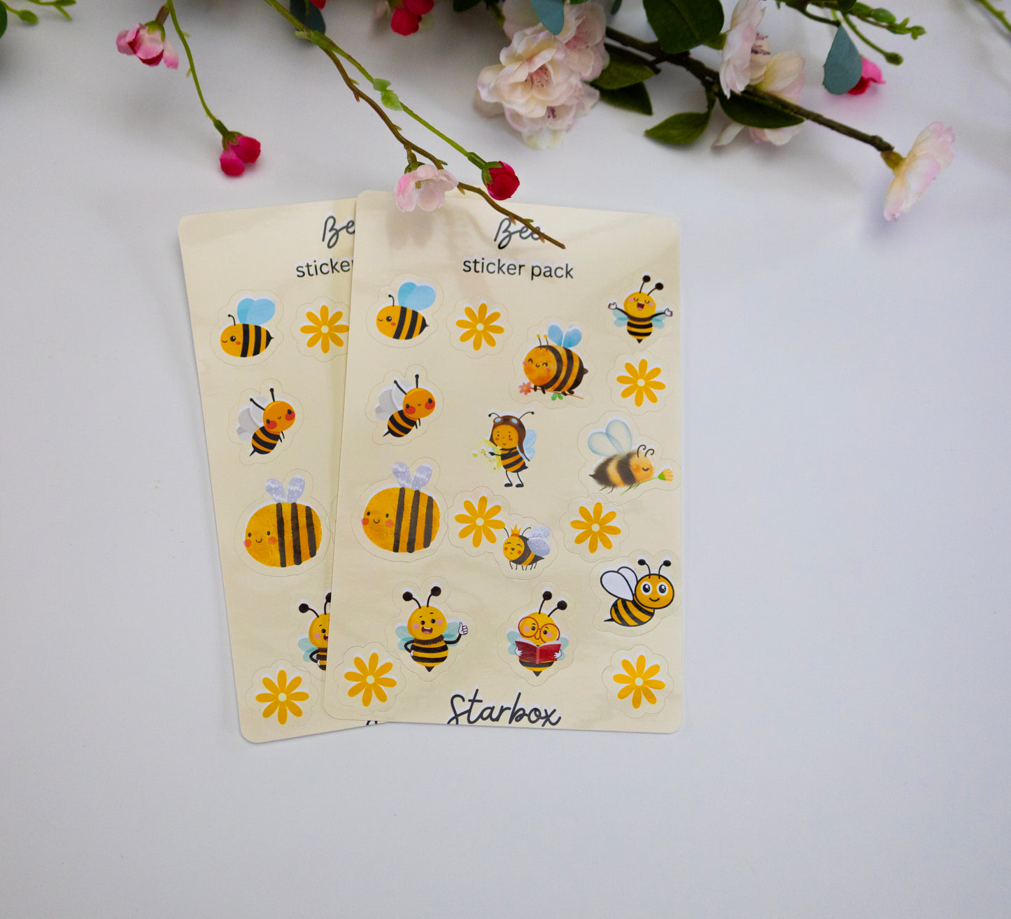 Bee Stickers, Sticker Sheet, Planner Stickers , Bullet Journal Stickers , Journal Stickers , Scrapbook Stickers, Bee's