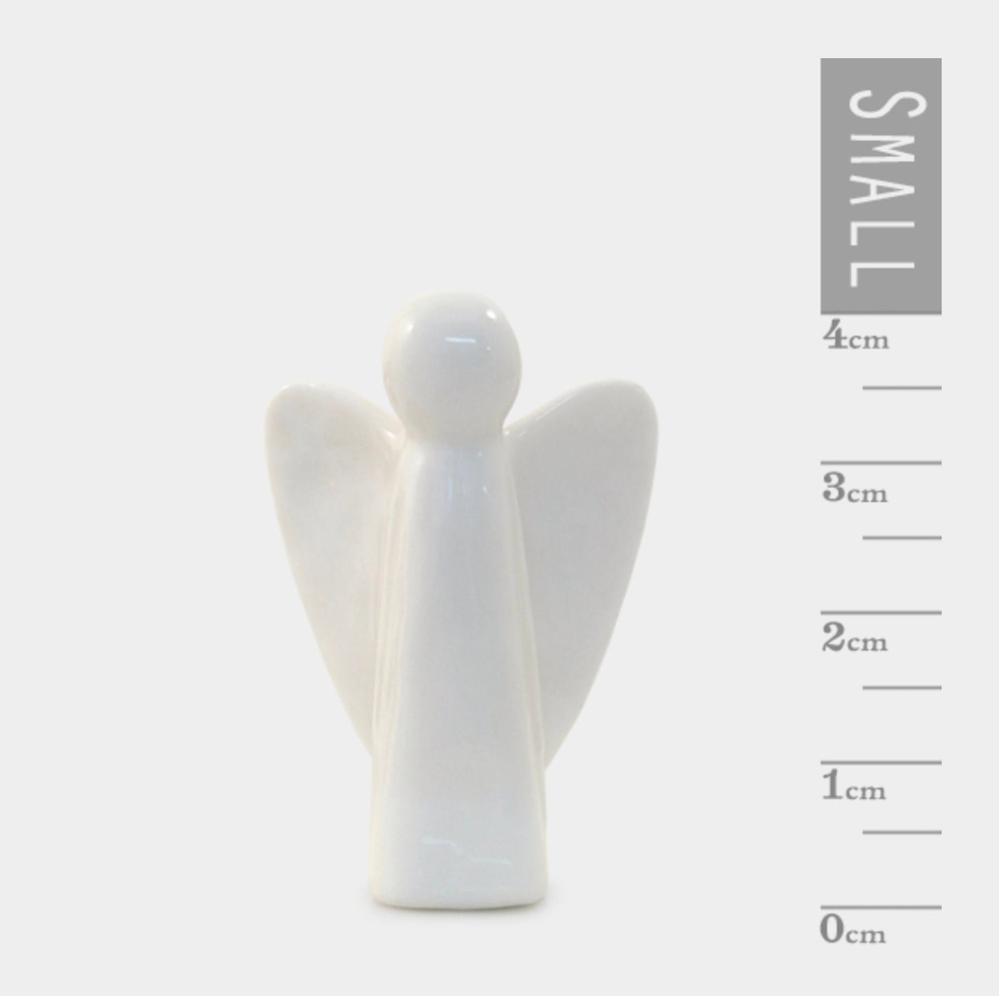 Little Guardian Angel Figurine, Ceramic Keepsake Gift, Minimalist Decor, Pocket Angel, just for you