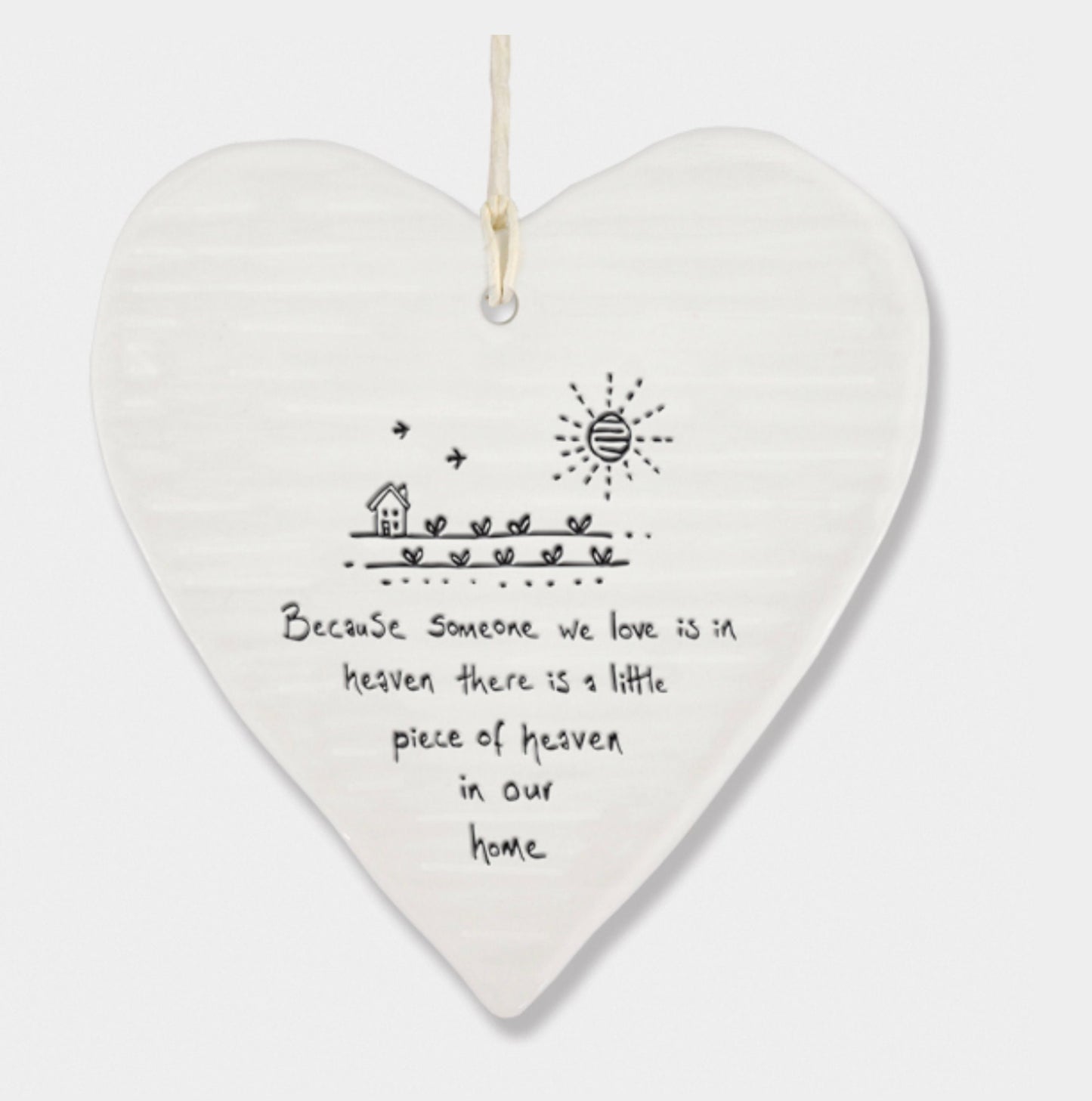 Someone We Love Is In Heaven, East of India, Porcelain Gift, Thinking Of You Decoration, Sentimental Gift
