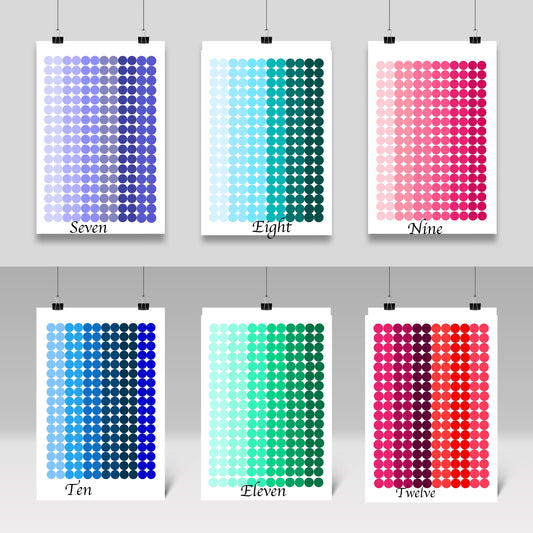 Planner Dot Stickers, Journal Stickers, Round circle Stickers, Planner Dots