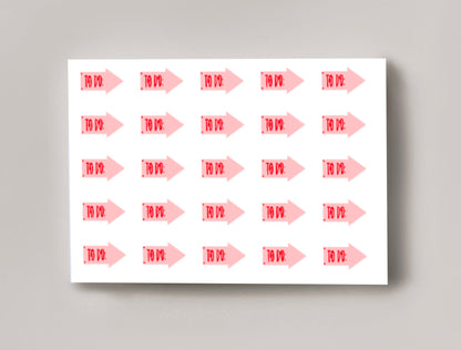 To Do Stickers, To Do list, planning stickers, list stickers,  Planners, Scrapbooking