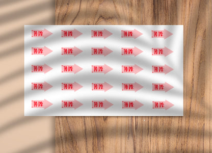 To Do Stickers, To Do list, planning stickers, list stickers,  Planners, Scrapbooking