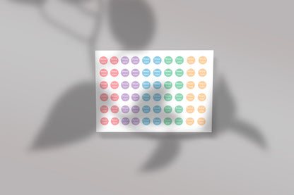 Annual Leave Planner Stickers: Holiday & Day Off Labels
