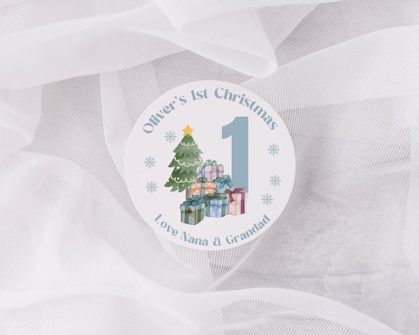 Baby's 1st Christmas Stickers, Personalised Christmas Stickers, Christmas Labels, Christmas Gift Labels,