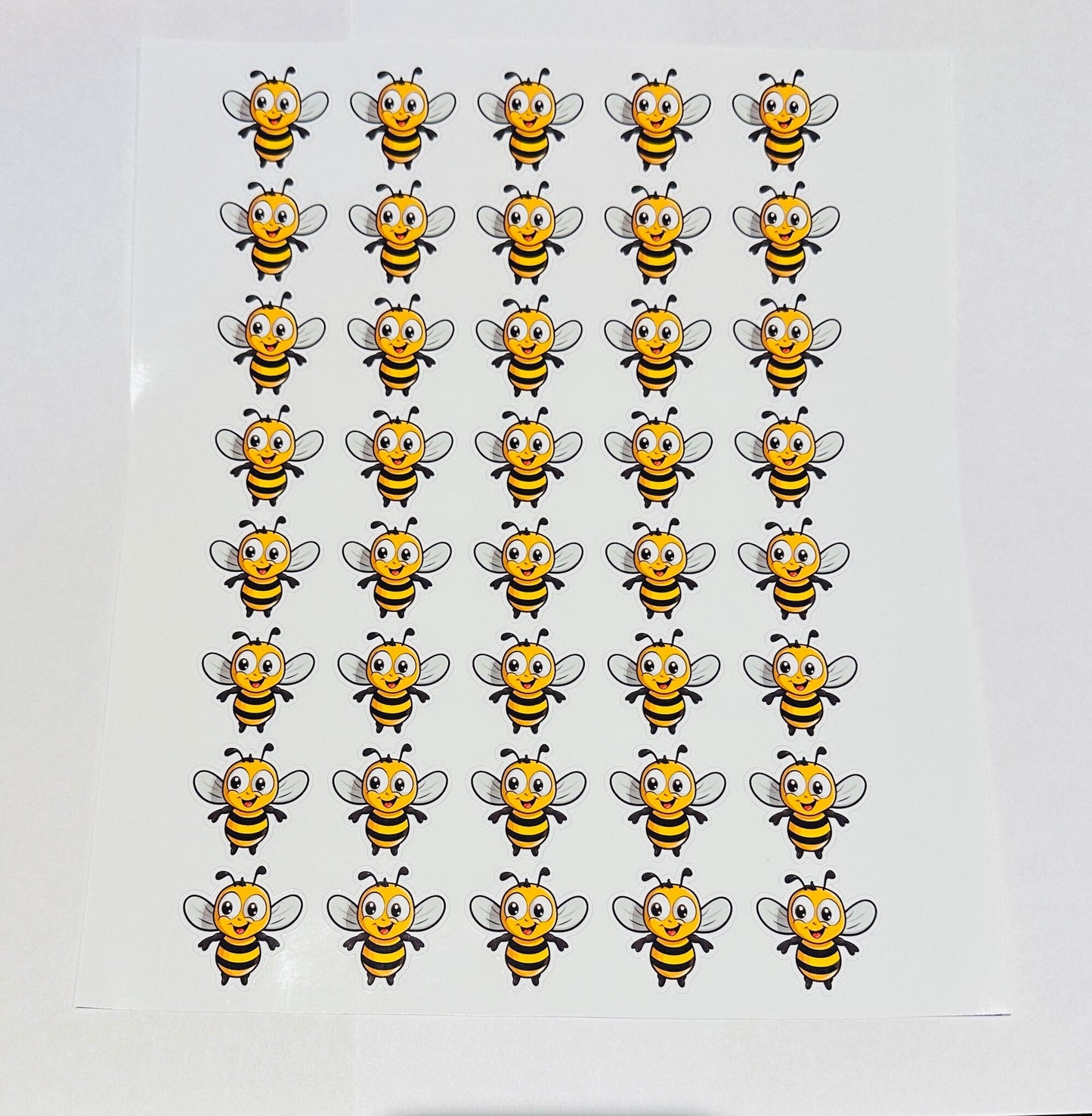 Bee Stickers, bee labels, sticker sheet, Sheet, Planner Stickers, Laptop Stickers, Bee Lover Gift