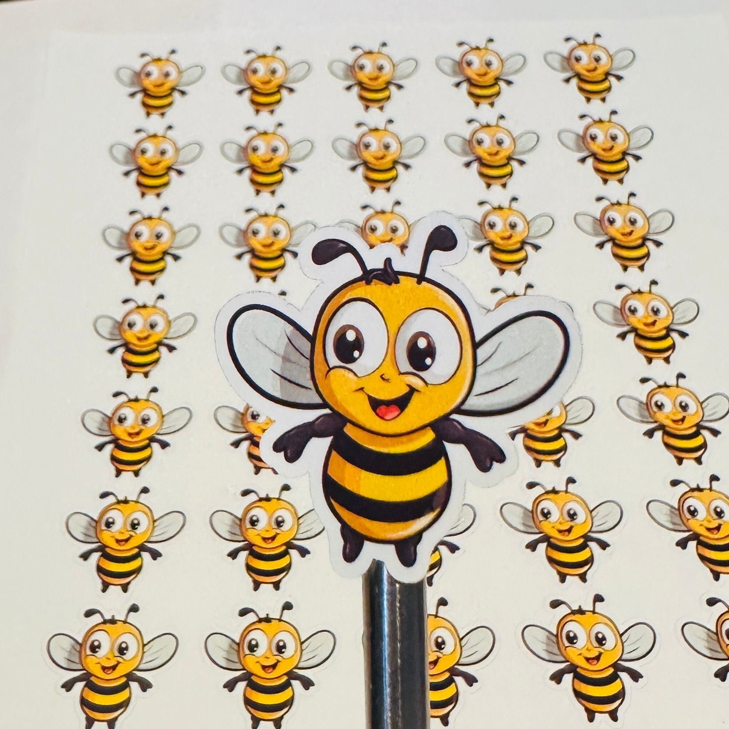 Bee Stickers, bee labels, sticker sheet, Sheet, Planner Stickers, Laptop Stickers, Bee Lover Gift