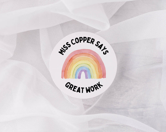 Teacher Well done Stickers, teacher reward stickers, primary teachers, class room stickers, Teacher Stationery
