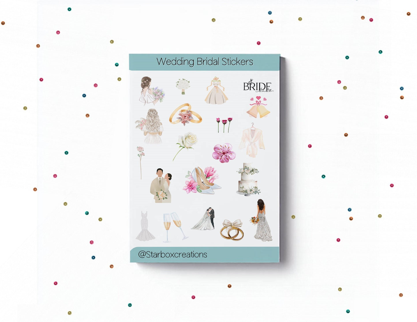 Just Married Sticker sheet Wedding Stickers, Planner Stickers,  Wedding Planning Stickers , Wedding Check List, love, wedding journal