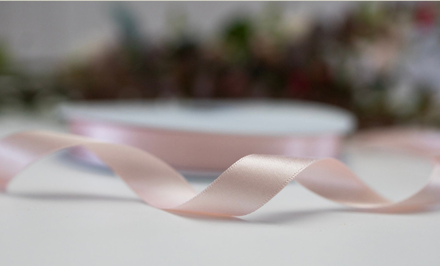 Berisfords Shade 70 Pale pink Double Faced Satin Ribbon. Choose Length & Width.Made in the Uk. Premium Quality ECO FRIENDLY RECYCLED