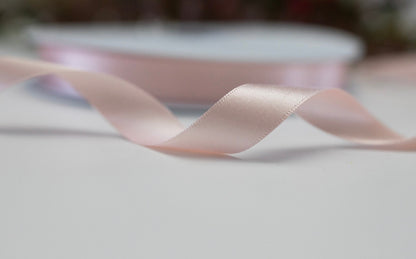Berisfords Shade 70 Pale pink Double Faced Satin Ribbon. Choose Length & Width.Made in the Uk. Premium Quality ECO FRIENDLY RECYCLED