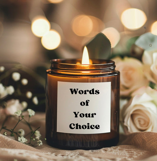 Personalised Candle Labels, Custom Gift Wrap, Quote Labels, Keepsake Candles, Bridal Proposal, Bridesmaids Presents