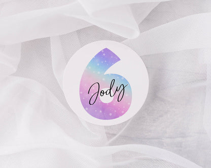 Thank you for coming to my party stickers, Goodie bag stickers, thank you stickers, three sizes, name stickers,