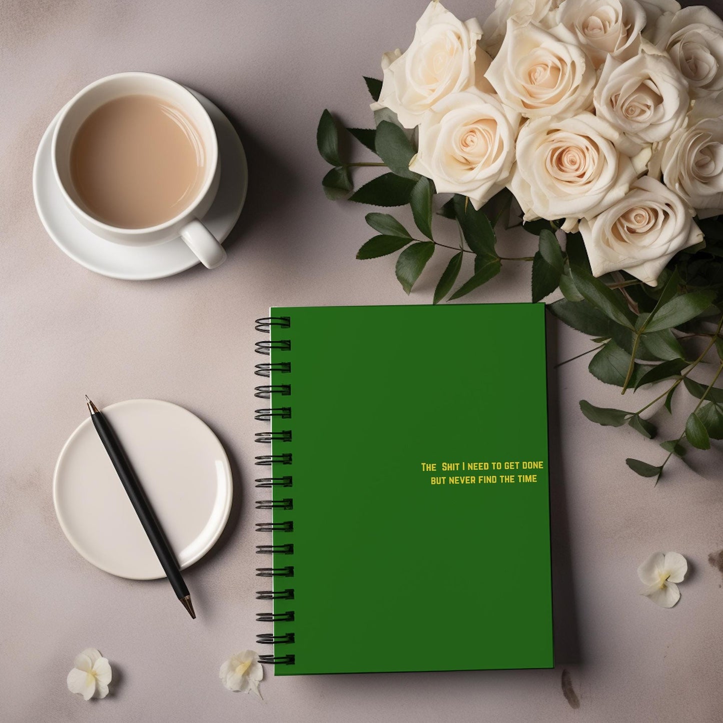 The Shit i need  to get done but never find the time notebook, Notepad Wire bound Soft backed, Spiral Notebook, gifts for her, Gifts for him