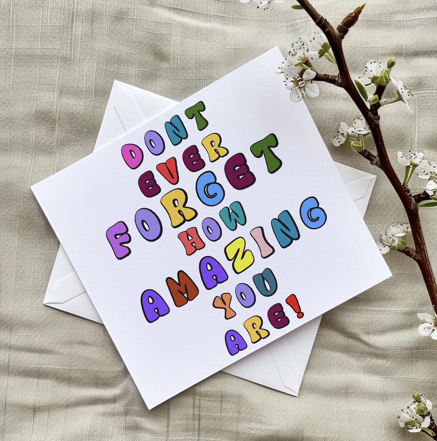 Amazing Greeting card, Sometimes Amazing People Forget Just How Amazing They Are Positivity Cards, Amazing People Card, Friendship Cards