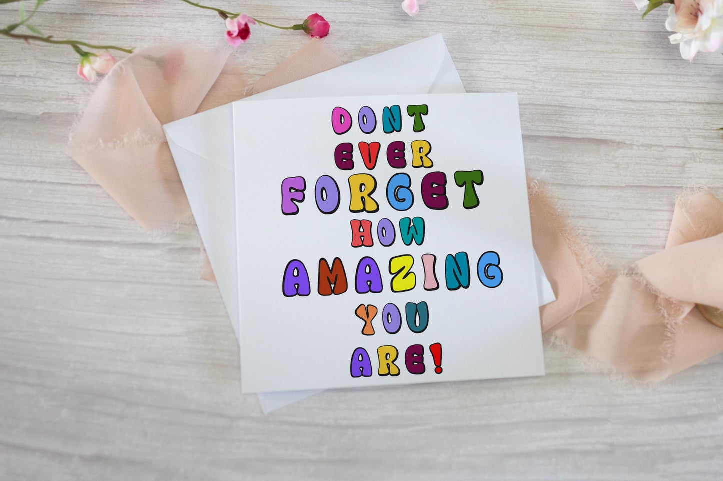 Amazing Greeting card, Sometimes Amazing People Forget Just How Amazing They Are Positivity Cards, Amazing People Card, Friendship Cards