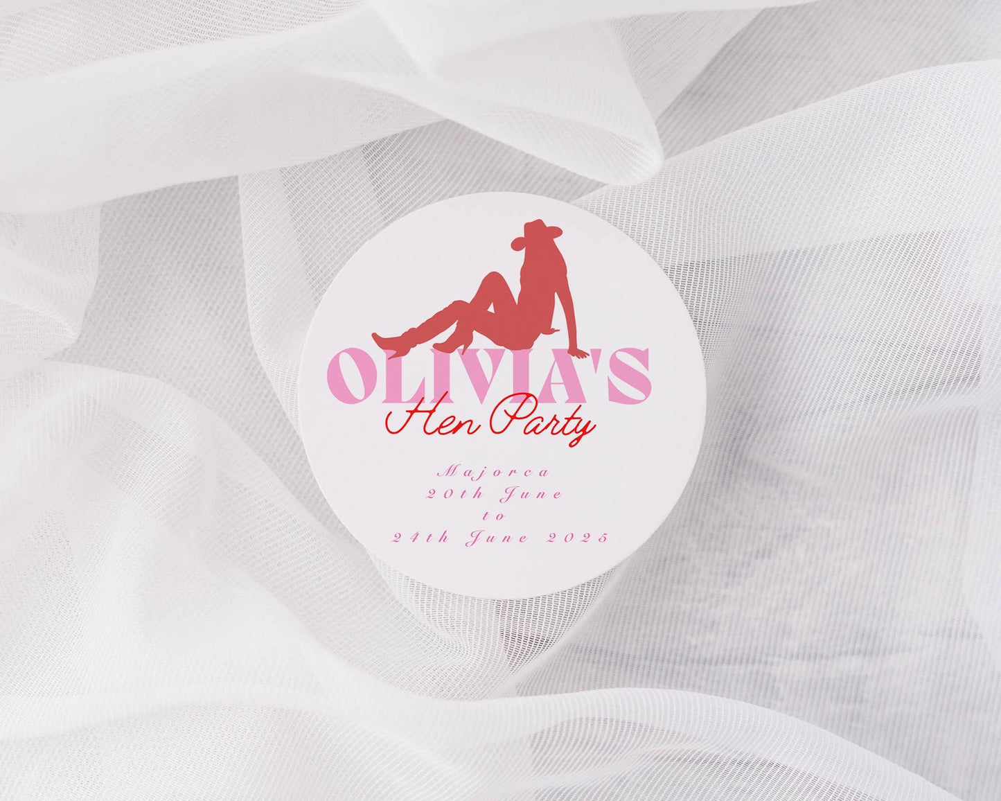 Hen Party Stickers, personalised labels,  Hen Do Stickers Bridal Shower Favour, bachelorette party labels