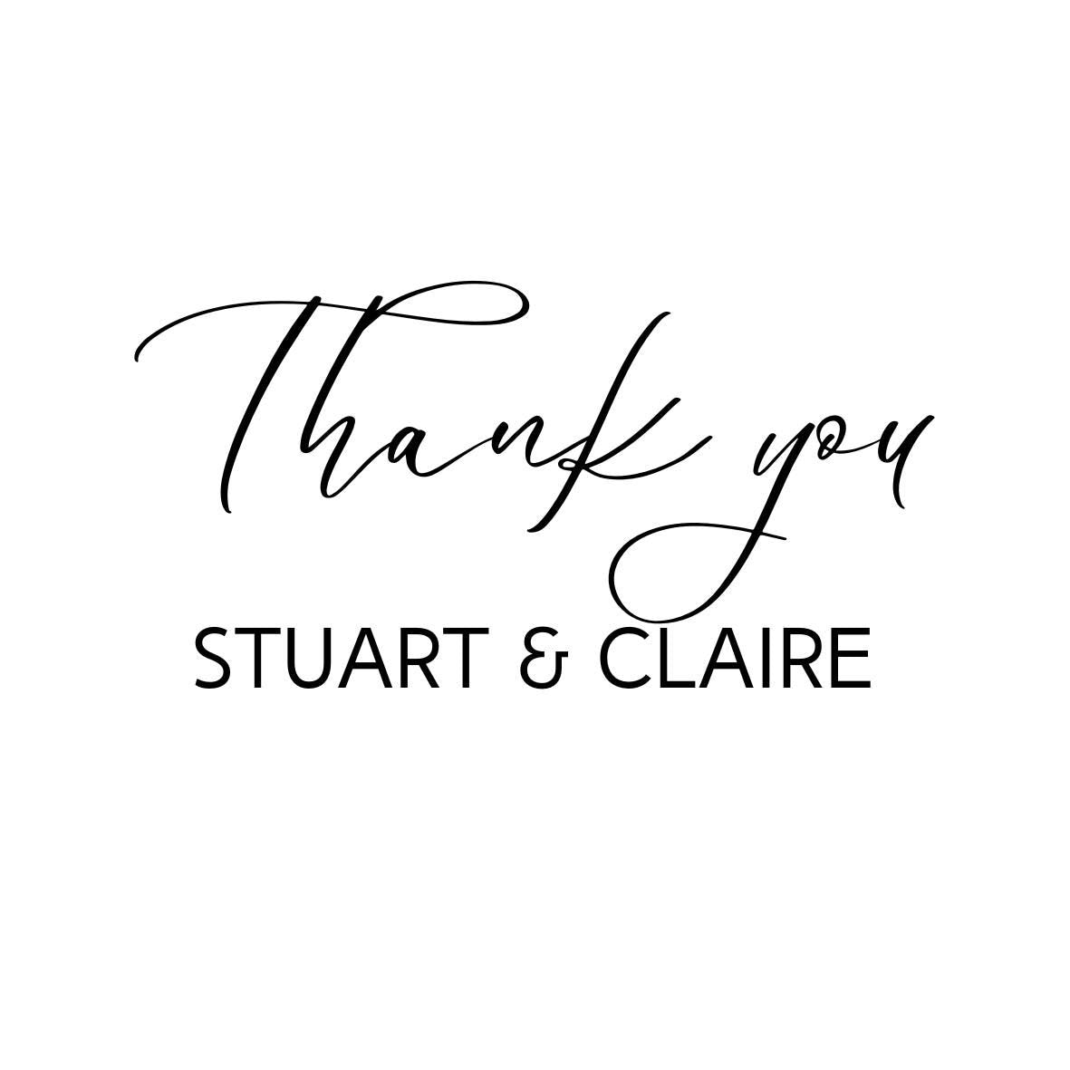 Thank you Labels, Custom Wedding Labels, classic Wedding Stickers, Party Stickers, confetti stickers, favour labels, personalised labels