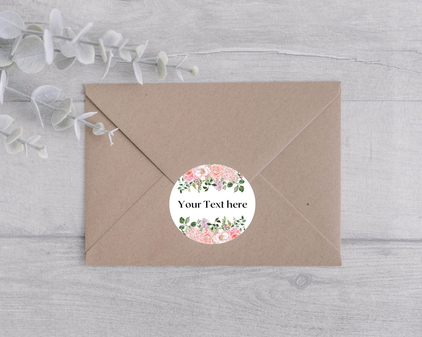 Wedding Label Stickers, Personalised Bride And Groom Name Stickers , Floral Stickers, Wedding Favour Stickers,  blush Wedding Sticker