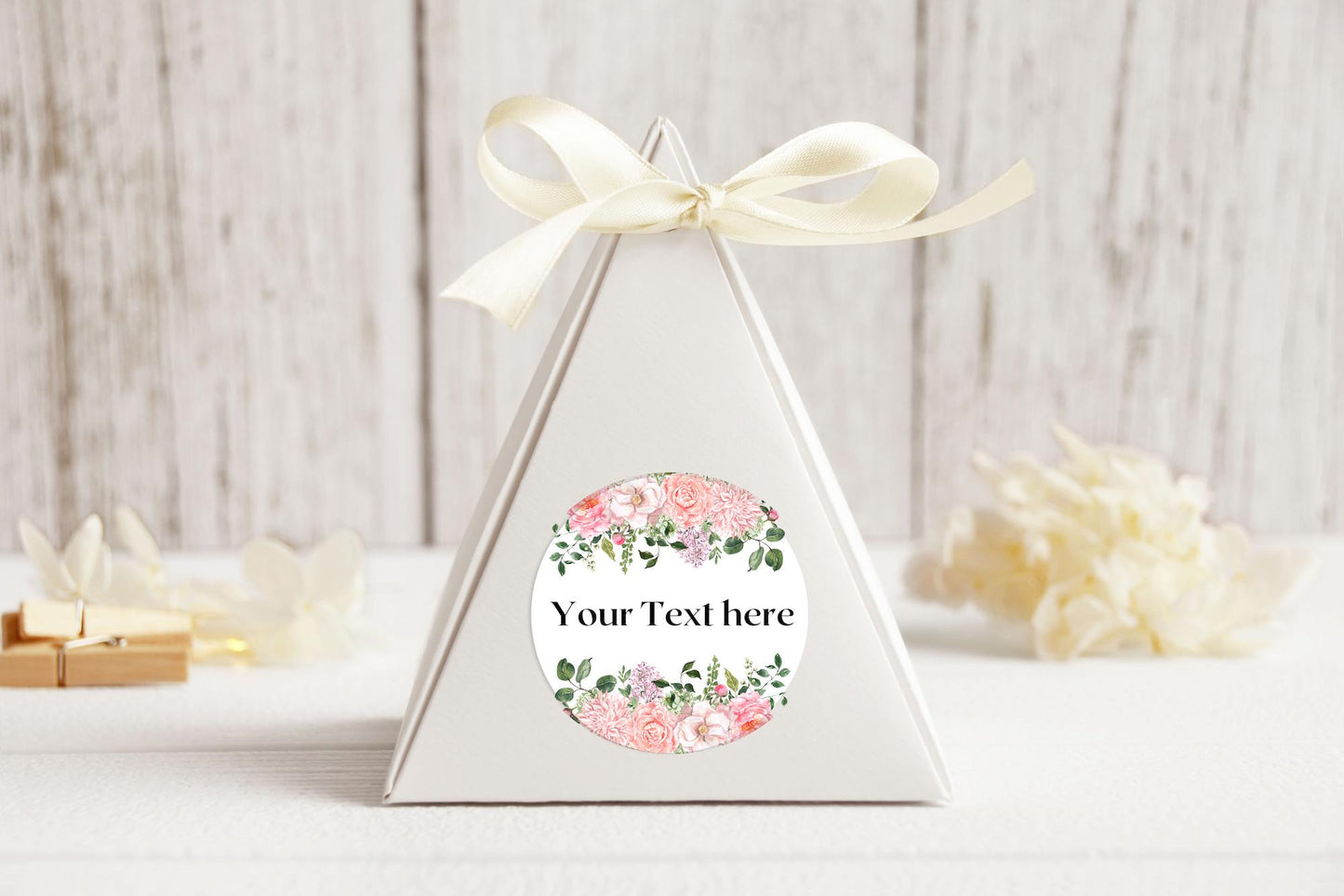 Wedding Label Stickers, Personalised Bride And Groom Name Stickers , Floral Stickers, Wedding Favour Stickers,  blush Wedding Sticker