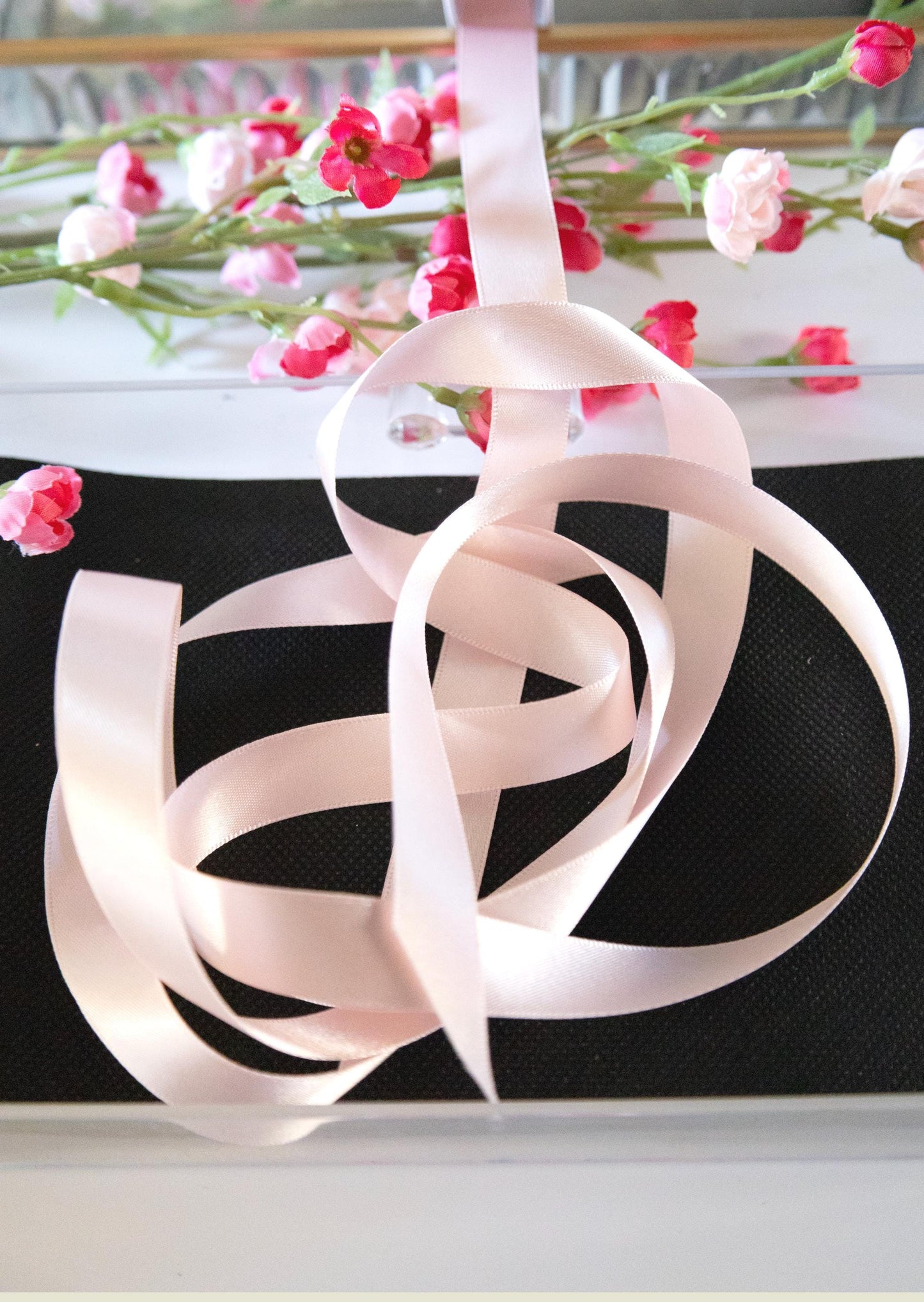 Berisfords Shade 70 Pale pink Double Faced Satin Ribbon. Choose Length & Width.Made in the Uk. Premium Quality ECO FRIENDLY RECYCLED