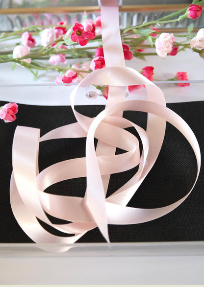 Berisfords Shade 70 Pale pink Double Faced Satin Ribbon. Choose Length & Width.Made in the Uk. Premium Quality ECO FRIENDLY RECYCLED