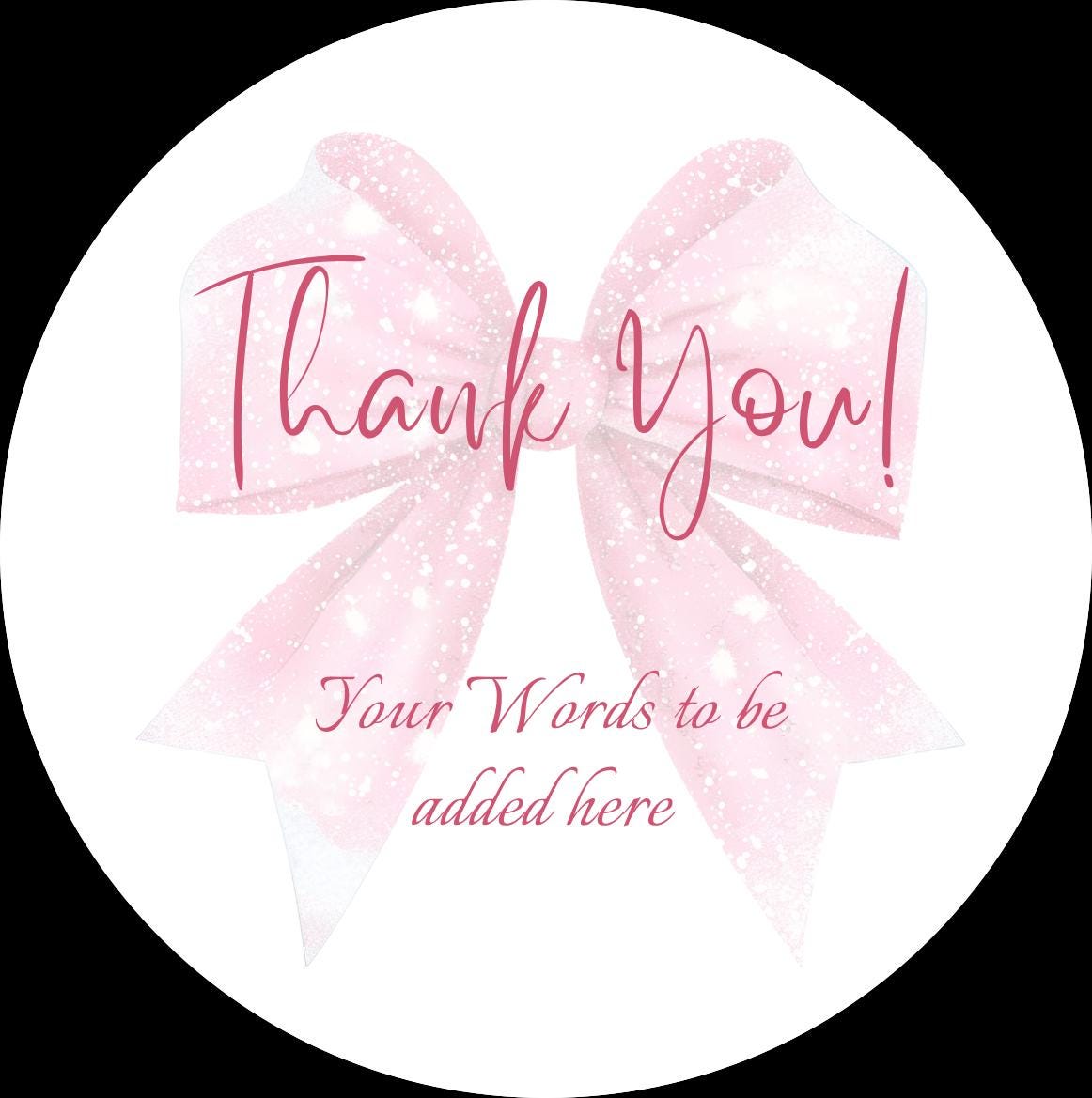 Thank you for coming to my party stickers, Goodie bag stickers, thank you stickers, five sizes, bow stickers, name stickers 5 sizes