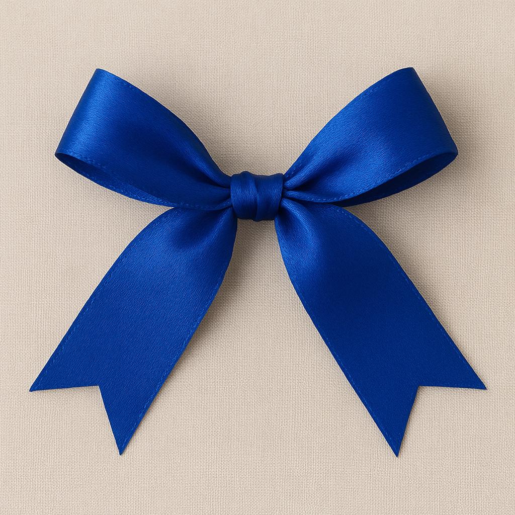 Royal Blue ribbon, Berisford ribbon, Double sided Satin,  eco friendly trim, weddings, Christmas, anniversary gifts, Blue No 12, 7 widths