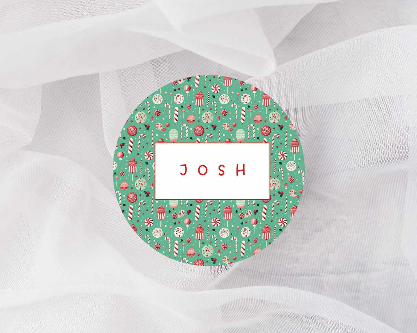 Candy cane Stickers, Christmas Label, Christmas Gift Labels, personalised Stickers, Envelope Seals, personalised Christmas Stickers, 5 sizes