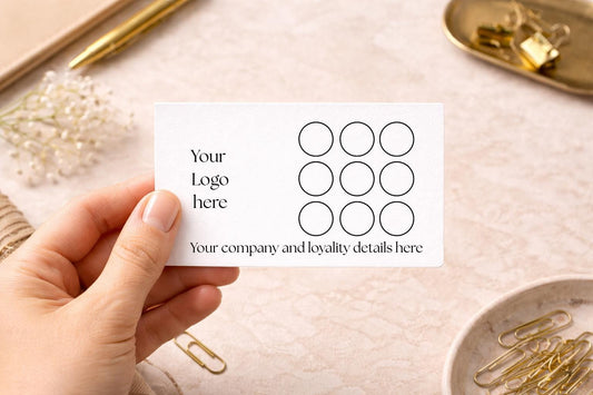 Loyalty Card , Personalised Loyalty Discount Business Cards