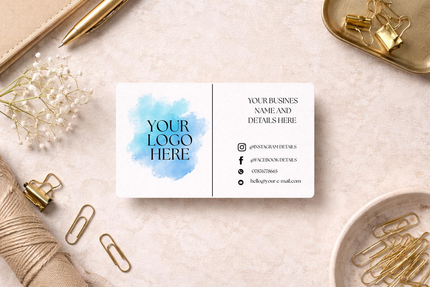 Personalised business card, Custom business card