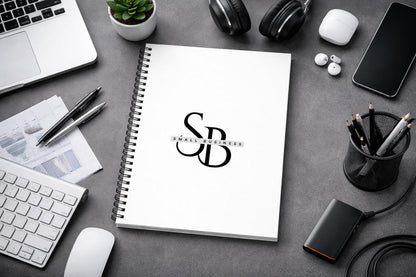 Personalised logo order book, A4 or A5, Spiral book