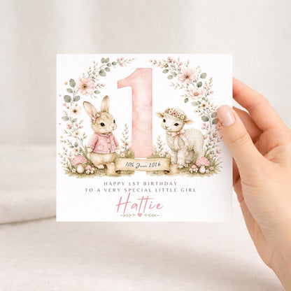 Personalised 1st Birthday Card, cute birthday card, First Birthday Card, Baby 1st Birthday, Son Daughter Niece Nephew