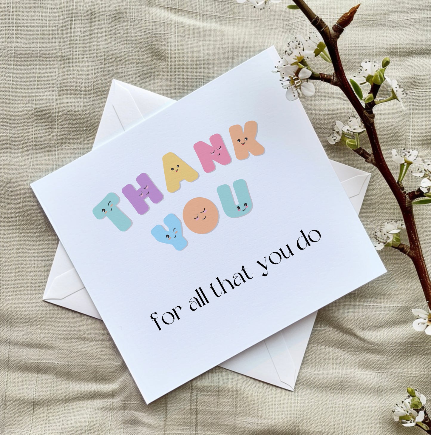 Thank you for everything that you do greeting card