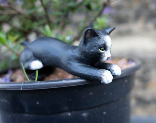 Black Cat Pot Garden Buddy