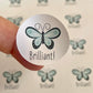 Butterfly Brilliant Teacher Stickers sheet